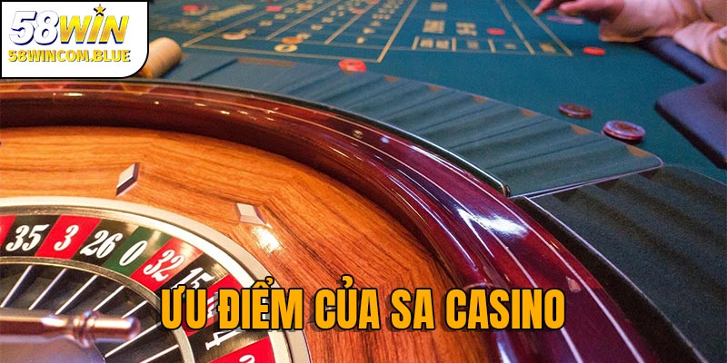 Khám phá hàng hoạt ưu điểm ấn tượng của sảnh chơi của 58win